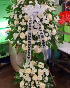 White Floral Tribute
